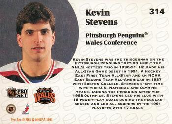 1991-92 Pro Set Kevin Stevens 1