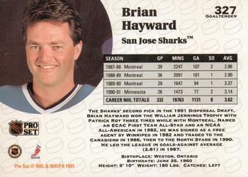 1991-92 Pro Set Brian Hayward 1