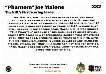 1991-92 Pro Set Joe Malone 1