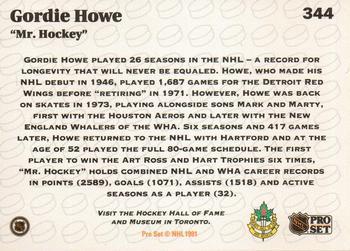 1991-92 Pro Set Gordie Howe 1