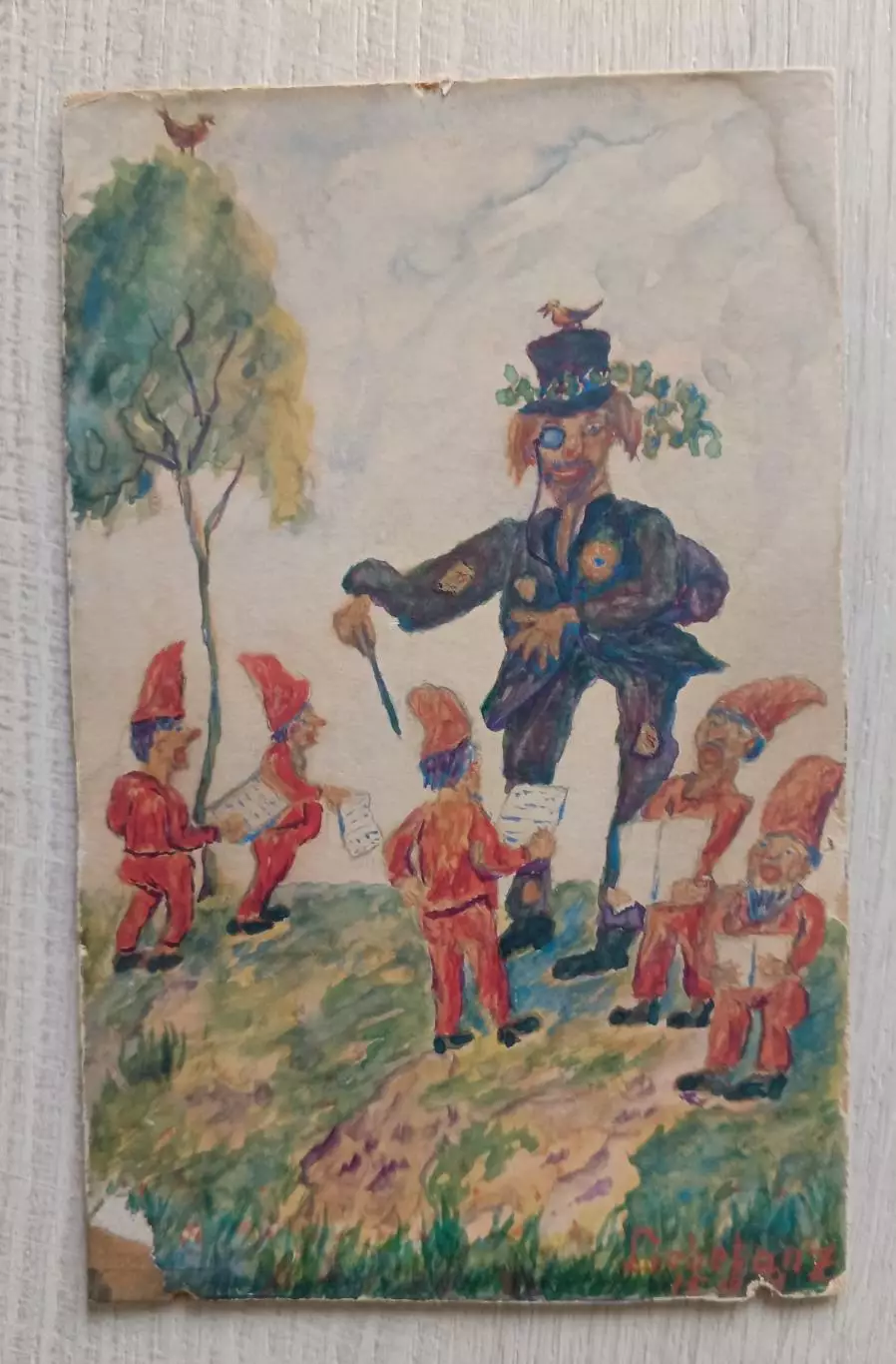 Гномы. Картина 1931 год.