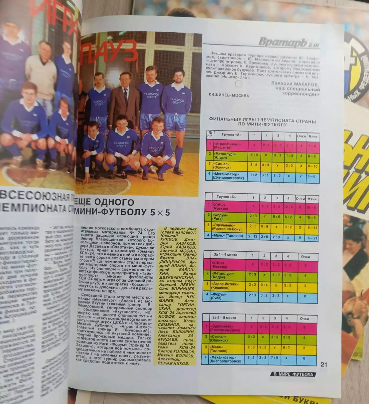 Футбол. 4 журнала. 2