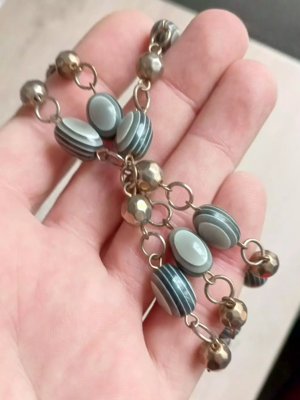 Бусы, камень. 1