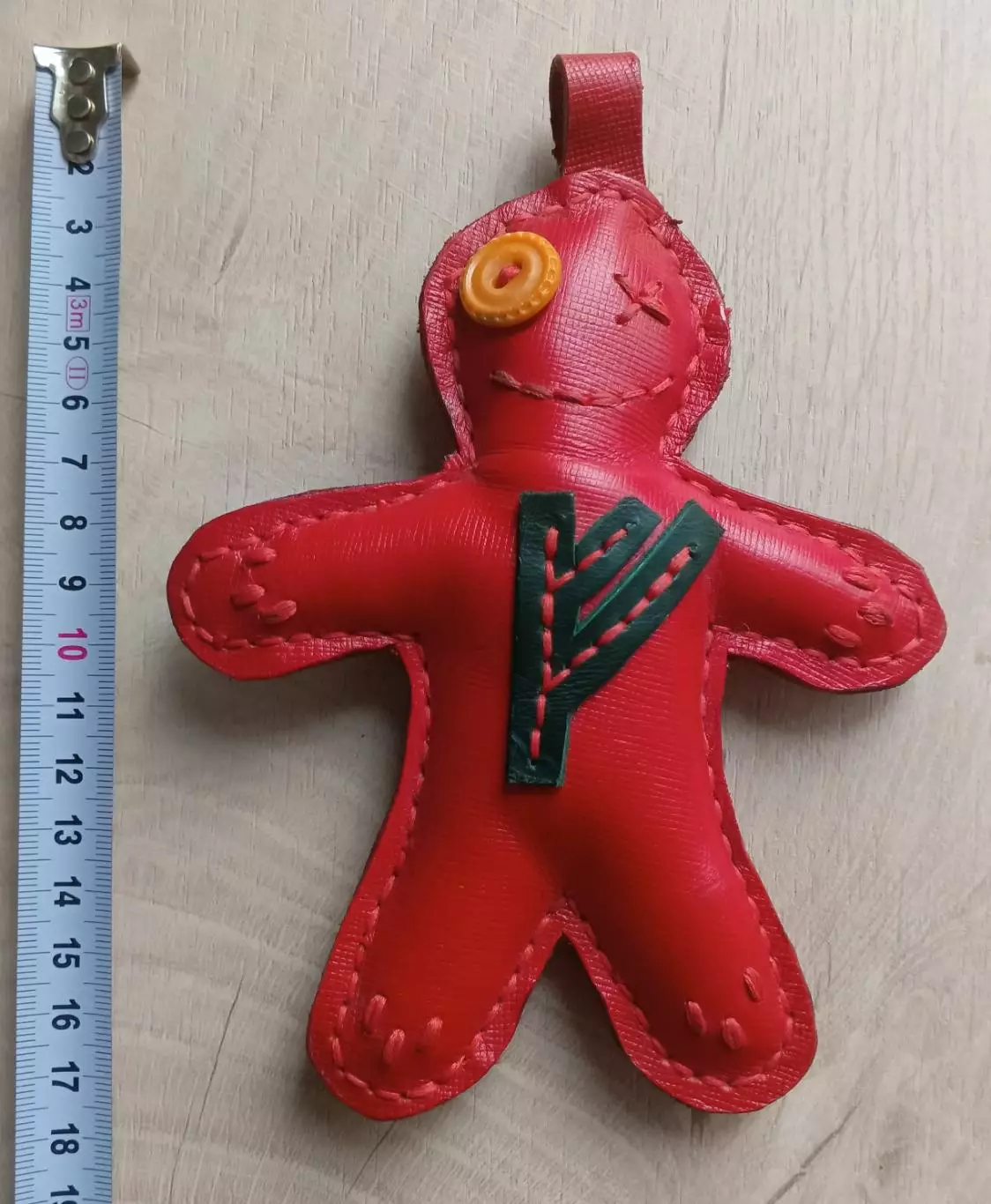 Кукла. Руна. Ручная работа. Натуральная кожа!!! 3