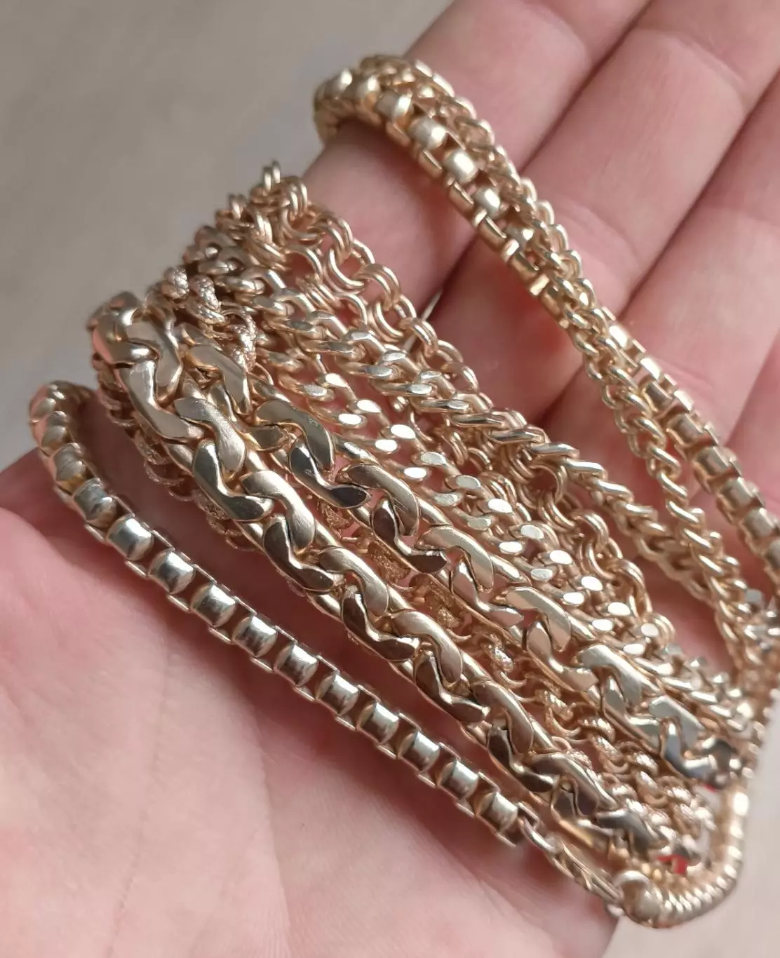 Цепи сплава Элоксал. 6 шт. 2