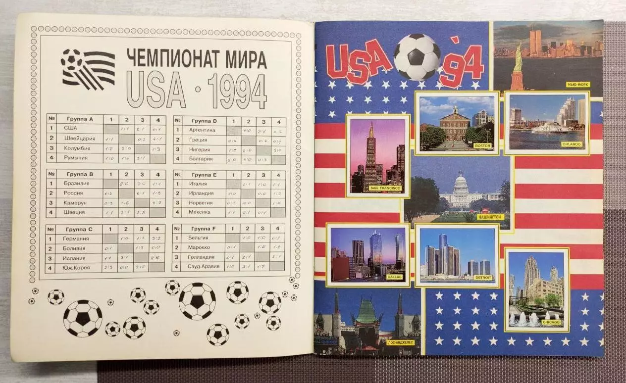 Чемпионат мира США 94. Альбом с наклейками. Панини. Полный. 2