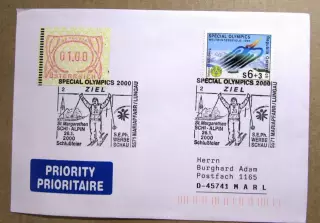 Австрия.Специальная Зимняя Олимпиада.Лыжи .2000