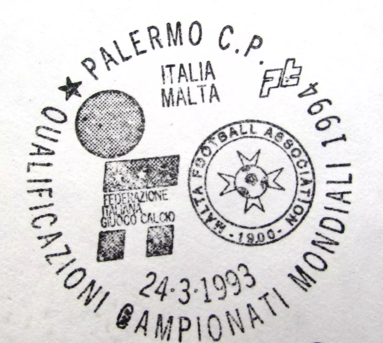 Италия Футбол Квалификационный чемпионат ЧМ Италия-Мальта 1994 1