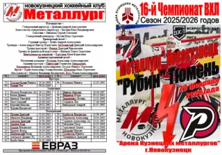 Металлург(Новокузнецк) - Рубин(Тюмень) - 2025/26