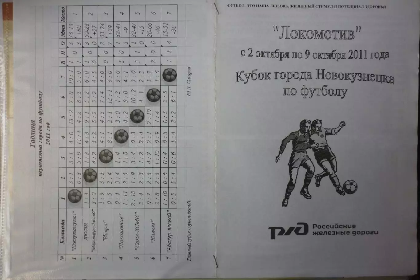 Турнир Кубок Новокузнецка - 2011