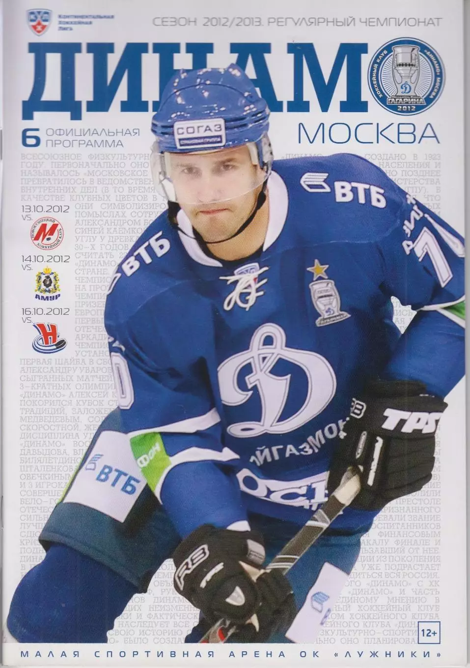 Динамо(Москва) - Новокузнецк / Сибирь(Новосибирск) / Амур(Хабаровск) - 2012/13