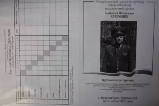 Турнир ветеранов памяти А.П.Слепченко(Новосибирск) - 2001