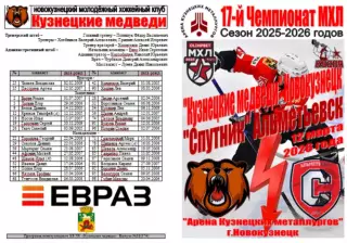 Кузнецкие медведи(Новокузнецк) - Спутник(Альметьевск) - 2025/26