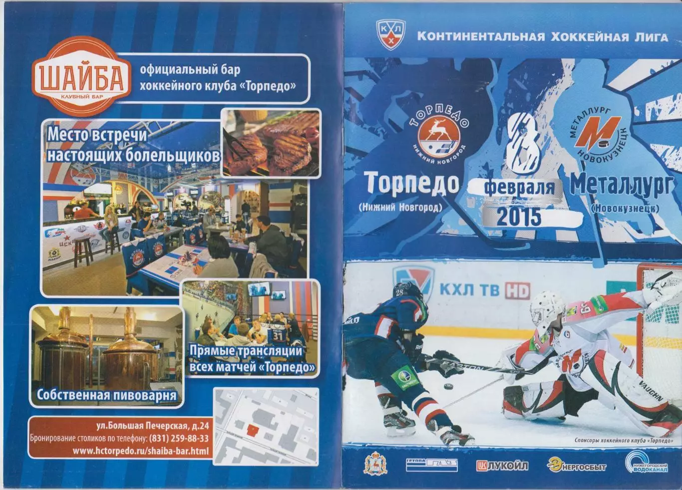 Торпедо(Нижний Новгород) - Металлург(Новокузнецк) - 2014/15