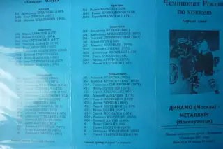 Динамо(Москва) - Металлург(Новокузнецк) - 2000/01