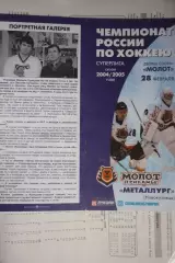 Молот(Пермь) - Металлург(Новокузнецк) - 2004/05 - 2