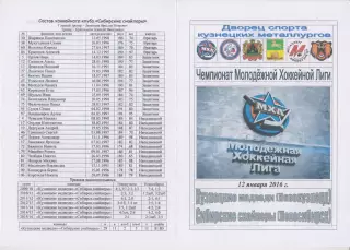 Кузнецкие медведи(Новокузнецк) - Сибирские снайперы(Новосибирск) - 2015/16 - 2