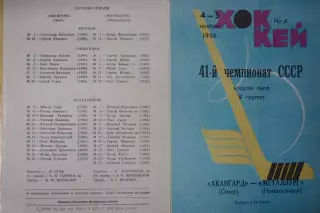 Авангард(Омск) - Металлург(Новокузнецк) - 1986/87