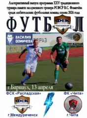 ФК Чита(Чита) - ФСК Распадская(Междуреченск) - 2026 - турнир Фомичева