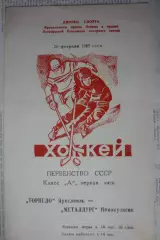 Торпедо(Ярославль) - Металлург(Новокузнецк) - 1984/85 - 2