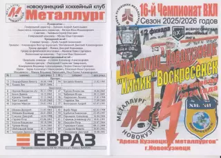 Металлург(Новокузнецк) - Химик(Воскресенск) - 2025/26 - ПО2