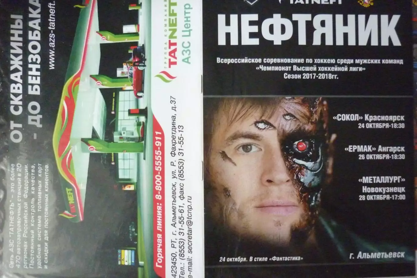 Нефтяник(Альметьевск)- Сокол(Красноярск) / Ермак(Ангарск) / Новокузнецк- 2017/18
