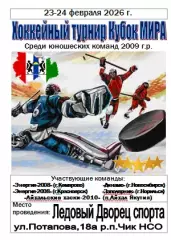 Турнир Кубок МИРА среди юношей 2009 г.р.(Чик) - 2026