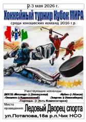 Турнир Кубок МИРА среди юношей 2016 г.р.(Чик) - 2026 - май