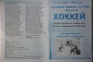 Иртыш(Павлодар) - Металлург-2(Новокузнецк) - 2006/07