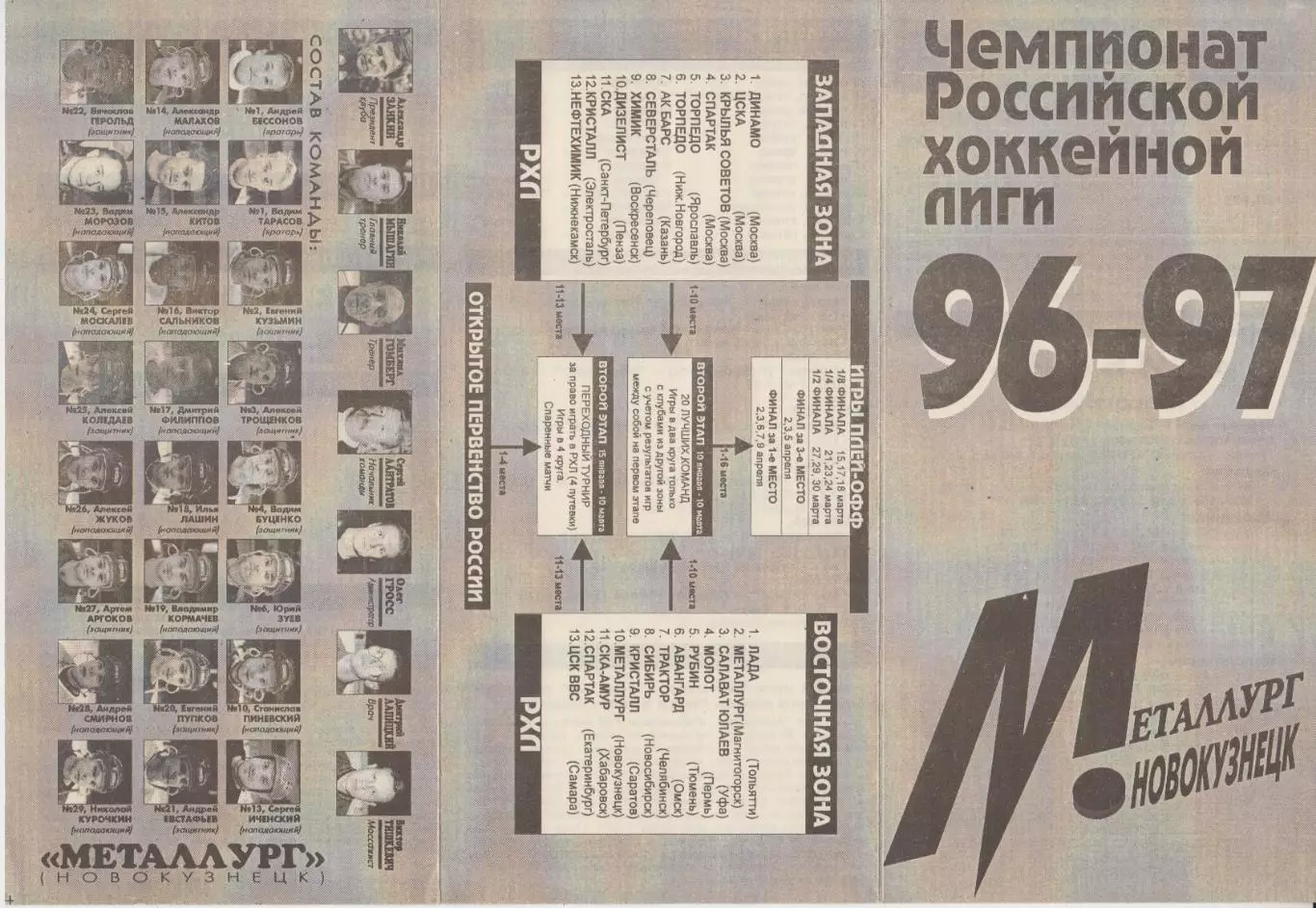 Металлург(Новокузнецк) - Сибирь(Новосибирск) - 1996/97