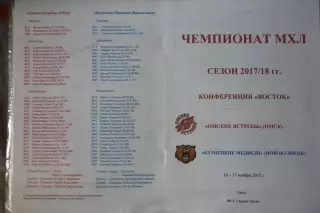 Омские ястребы(Омск) - Кузнецкие медведи(Новокузнецк) - 2017/18