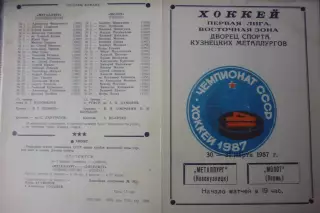 Металлург(Новокузнецк) - Молот(Пермь) - 1986/87