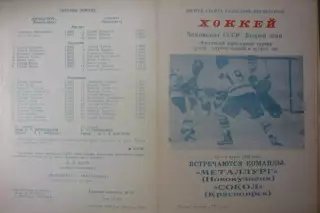 Металлург(Новокузнецк) - Сокол(Красноярск) - 1988/89