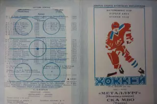 Металлург(Новокузнецк) - СКА МВО(Калинин/Тверь) - 1990/91