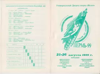 Турнир предсезонный Кубок Прикамья(Пермь) - 1999