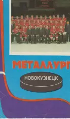 Календарик ХК Металлург(Новокузнецк) - 1994