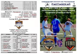 ФСК Распадская(Междуреченск) - Темп(Барнаул) - 2026 - Кубок России