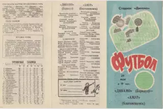 Динамо(Барнаул) - Амур(Благовещенск) - 1991