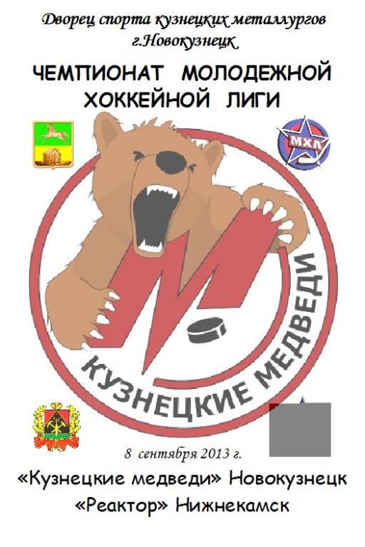 Кузнецкие медведи(Новокузнецк) - Реактор(Нижнекамск) - 2013/14