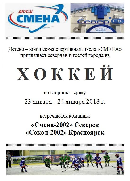 Смена-2002(Северск) - Сокол-2002(Красноярск) - 2017/18