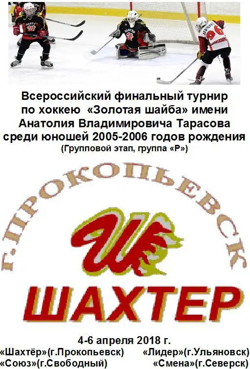 Турнир Финал Золотая шайба среди 2005-2006 г.р.(Дмитров) - 2018 - 1 этап