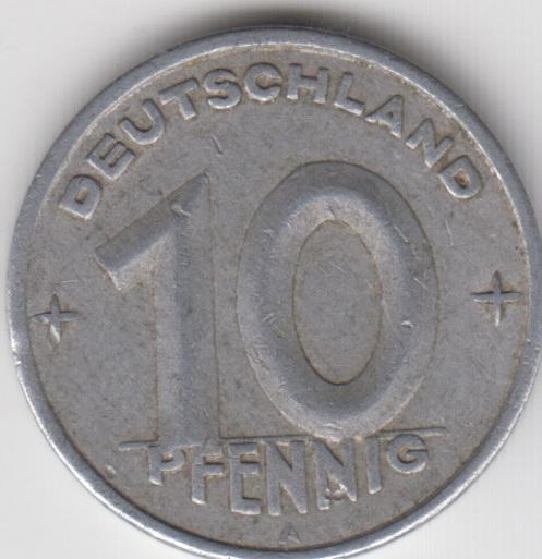 ГДР 10 пфенниг 1948