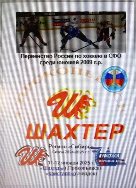 Шахтер-2009(Прокопьевск) - Кристалл-2009(Бердск) - 20024/25