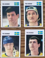 Карточка Ishockey 1969-1970 Tre Kronor Williams Forlags AB