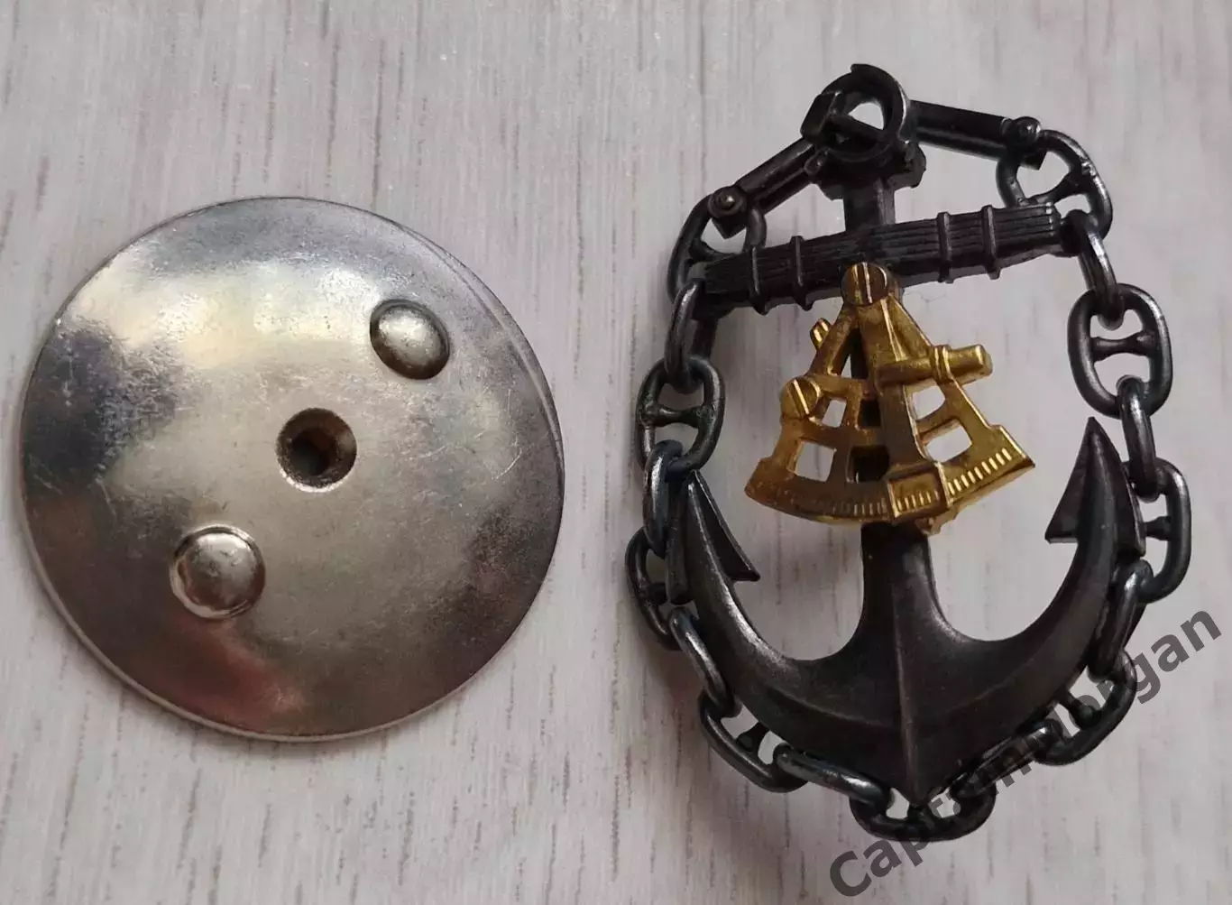 Нагрудный Знак Капитан дальнего плавания СССР МД Оригинал 2