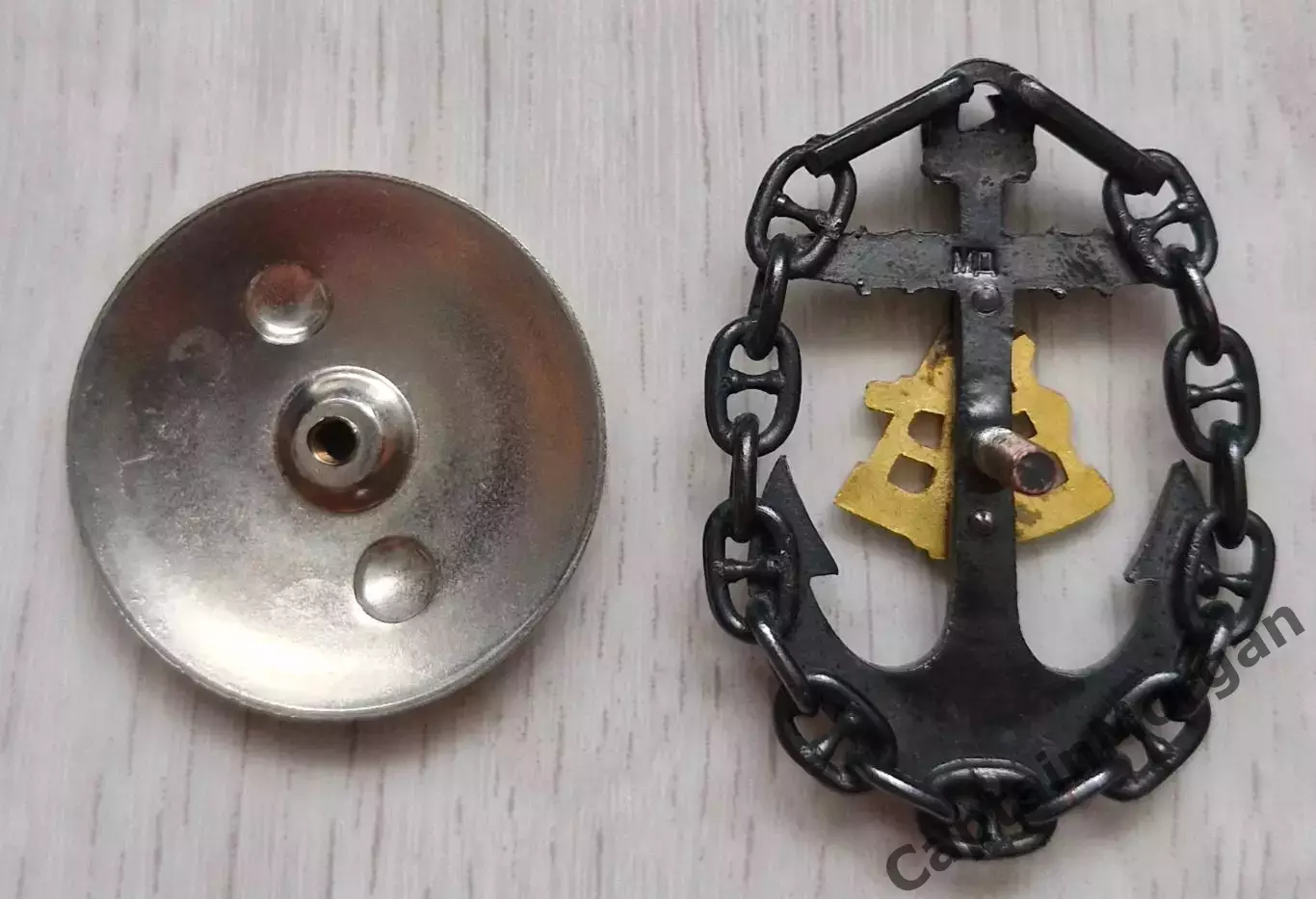 Нагрудный Знак Капитан дальнего плавания СССР МД Оригинал 4