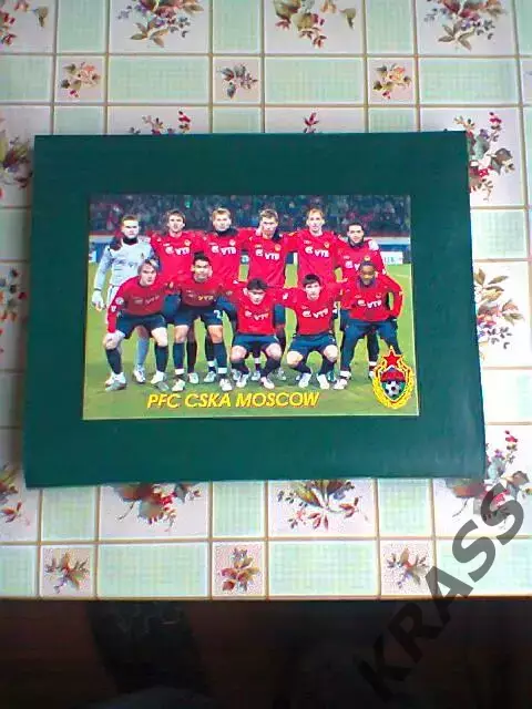 Открытка - команда ЦСКА (Москва)