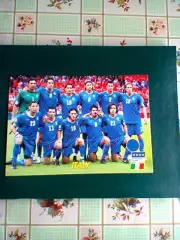 Открытка - сборная Италии