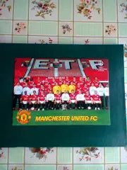 Открытка - команда Манчестер Юнайтед (Англия)