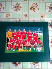 Открытка - команда Ливерпуль (Англия)